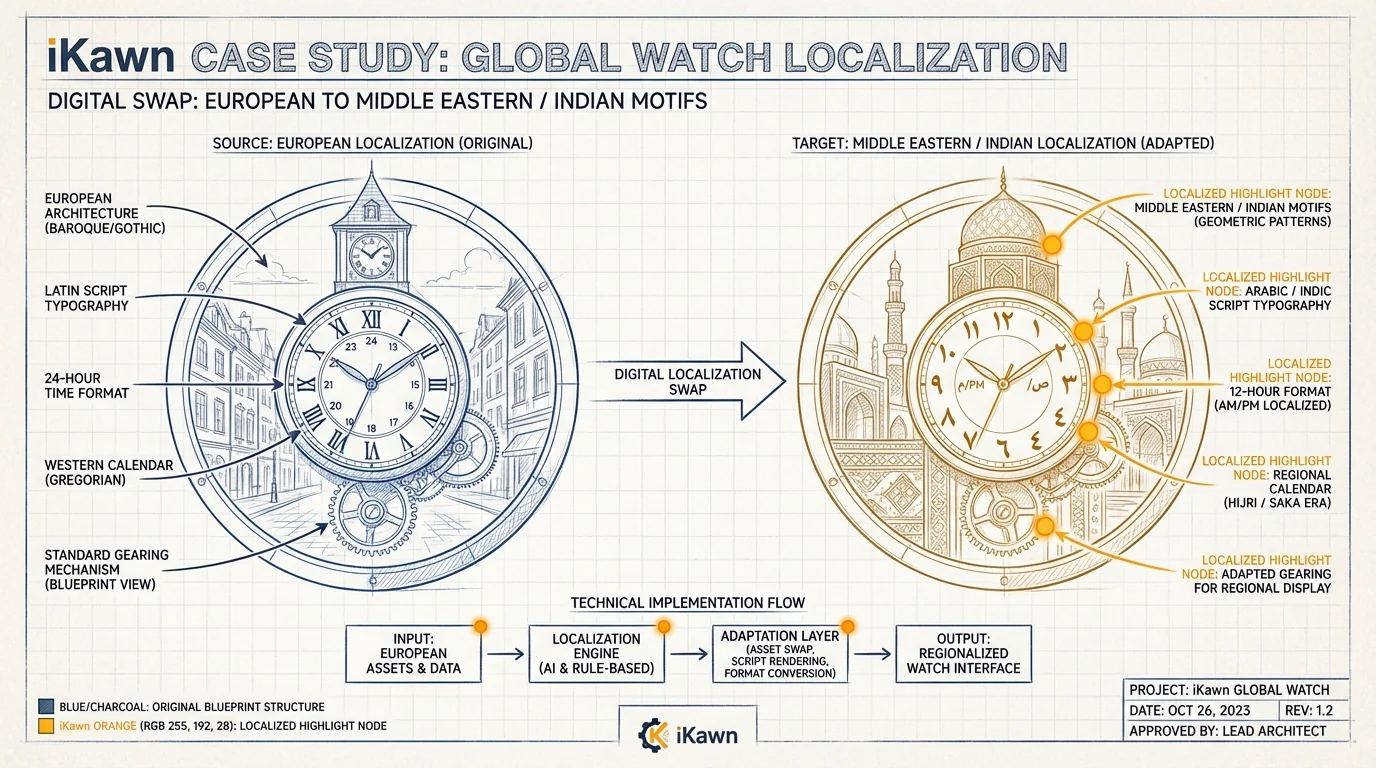 The Global Watch Manufacturer: 45% Higher Regional Engagement
